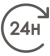 24時間いつでも受付。